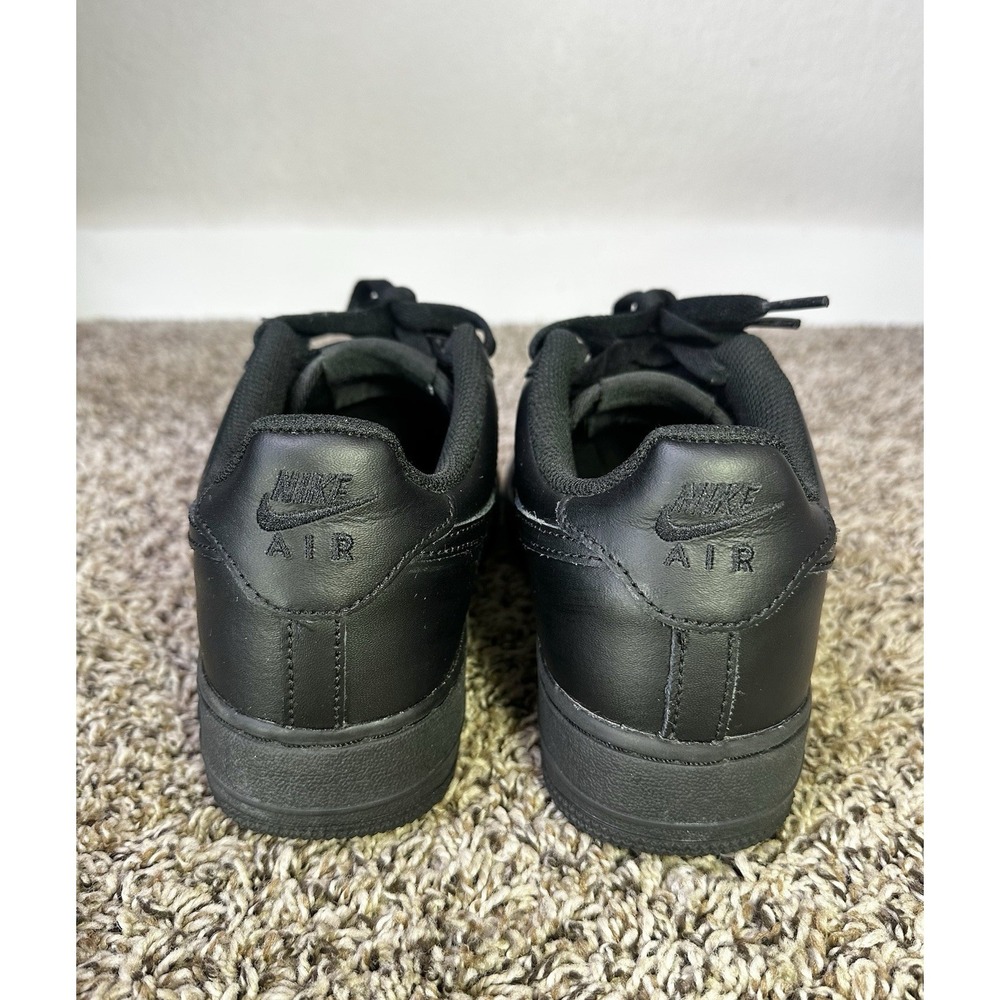 Nike Air Force 1 Low Sneakers Youth Size 6Y/7.5W Black Leather FV5951 001 - Picture 6 of 10